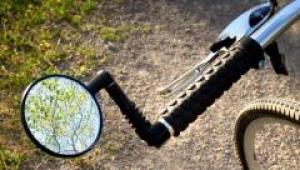 Как сделать удобное зеркало для велосипеда Как сделать зеркало заднего вида на велосипед